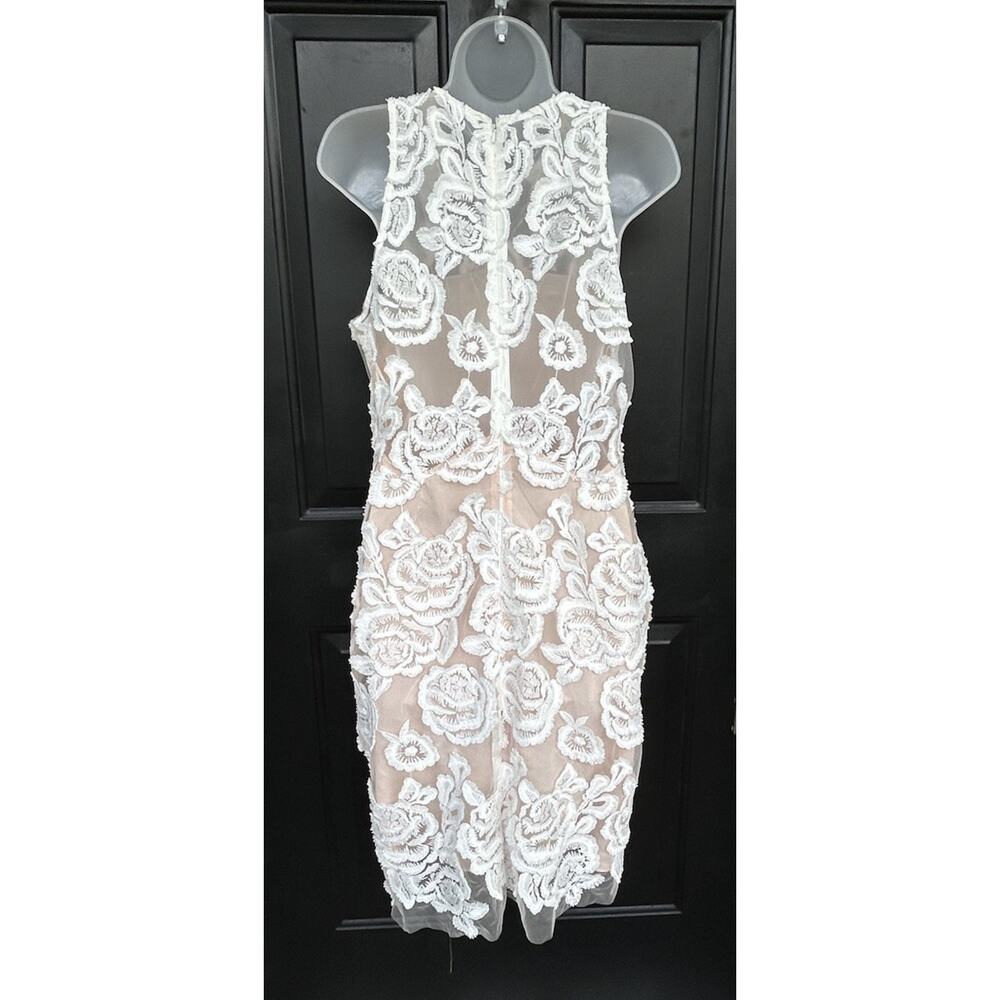 REISS Meghan Floral Dress Sz 10 Lace Bodycon Wedding Cocktail Romantic NEW $475 - Picture 10 of 16